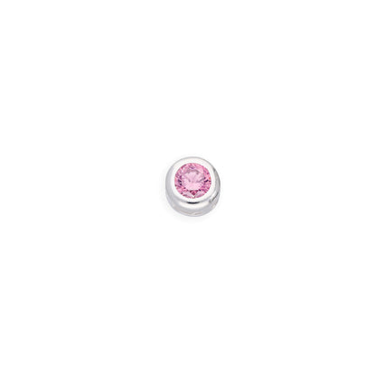 Sterling Silver & CZ Crystal Floating Birthstone Charms