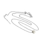 Sterling Silver Adjustable Choker to 18 Inch Pearl Necklace
