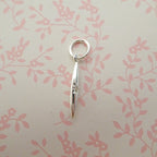 Sterling Silver & Genuine Diamond Spike Pendant Charm