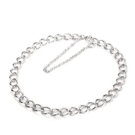 Sterling Silver Light Curb Chain Charm Bracelet
