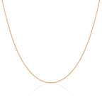 Gold Plated Sterling Silver Fine Diamond Cut Curb Chain