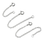 Sterling Silver Trace Chain Extender 2 - 4 Inches