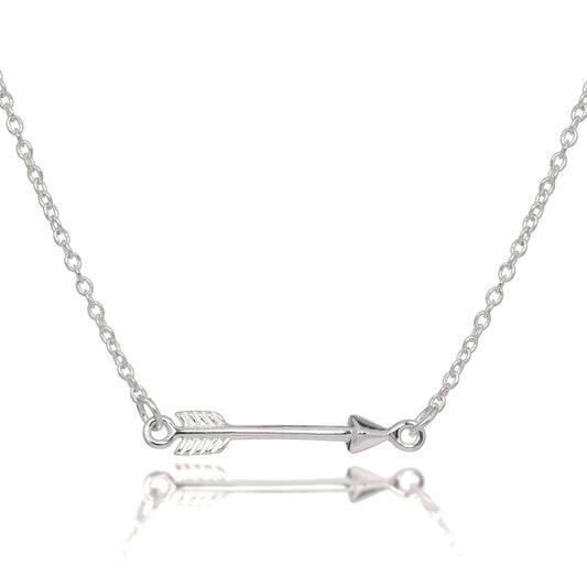 Sterling Silver 16 Inch Arrow Necklace Chain