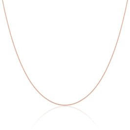 Rose Gold Plated Sterling Silver Fine Diamond Cut Curb Chain 14 - 32 Inches