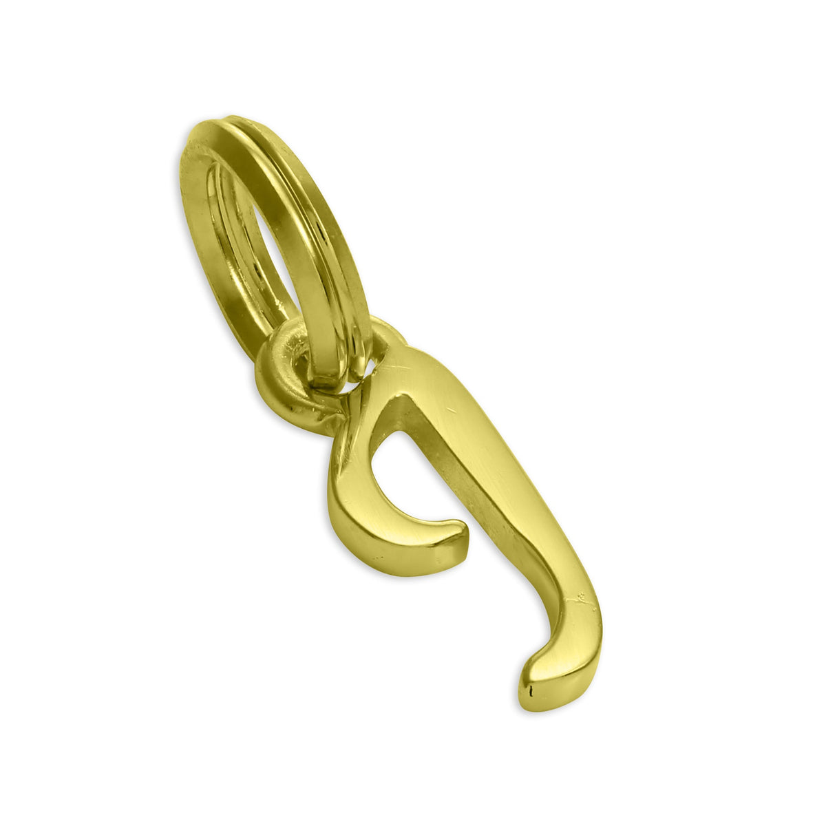 Gold Plated Sterling Silver Script Letter Charm A- Z