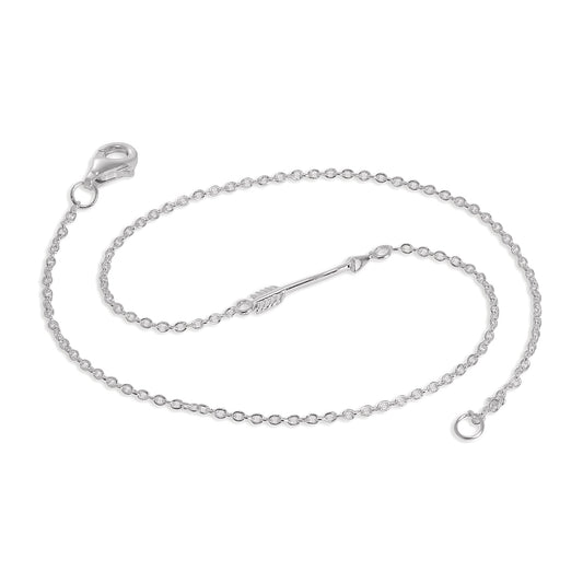 Sterling Silver Arrow Anklet