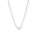 Sterling Silver Wing Necklace w 18 Inch Chain
