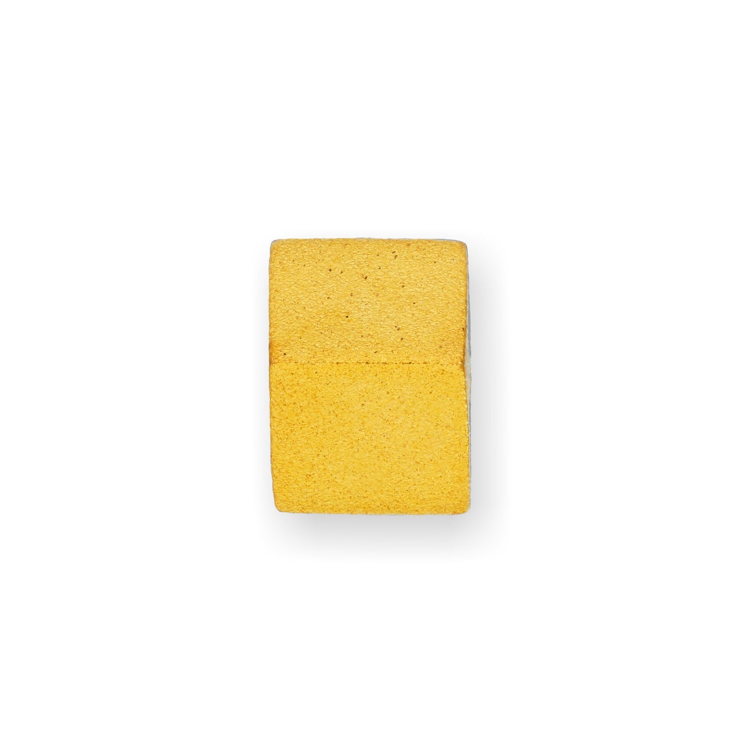 9ct Gold Frosted Cube Bead Charm