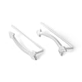 Sterling Silver Bending Arrow Ear Pin Crawler Earrings