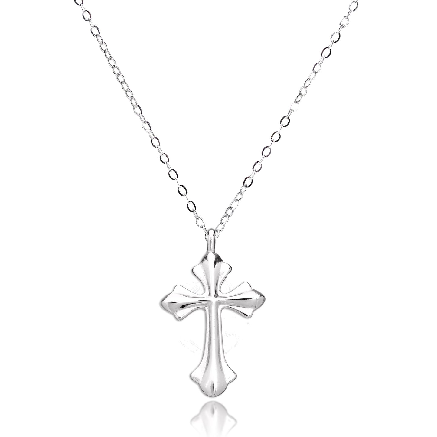 Sterling Silver Large Cross Pendant