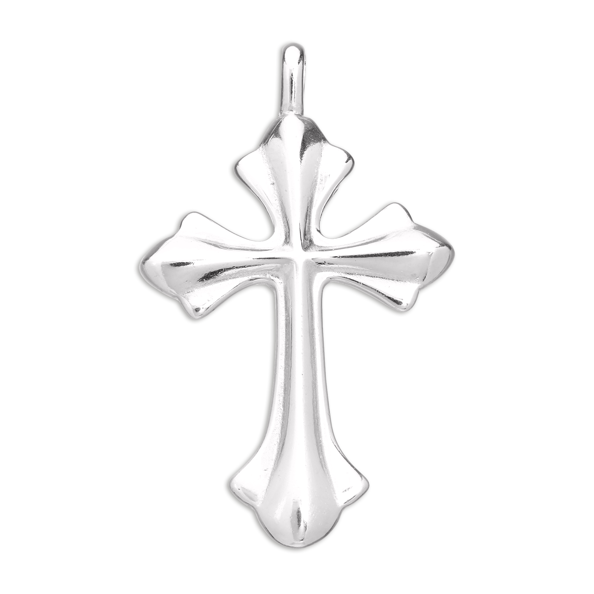 Sterling Silver Large Cross Pendant