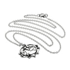 Sterling Silver Filigree Open Heart 13th Birthday Pendant Necklace 16 - 24 Inches