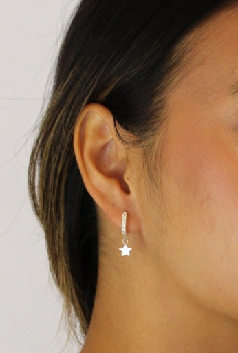 Charm Hoop Earrings