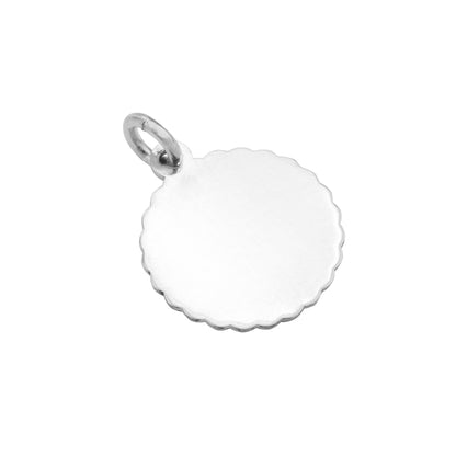 Personalised Sterling Silver Classic Biscuit Charm