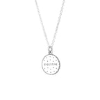 Personalised Sterling Silver Biscuit Necklace