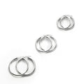 Heavy Sterling Silver Everyday Hoops Set