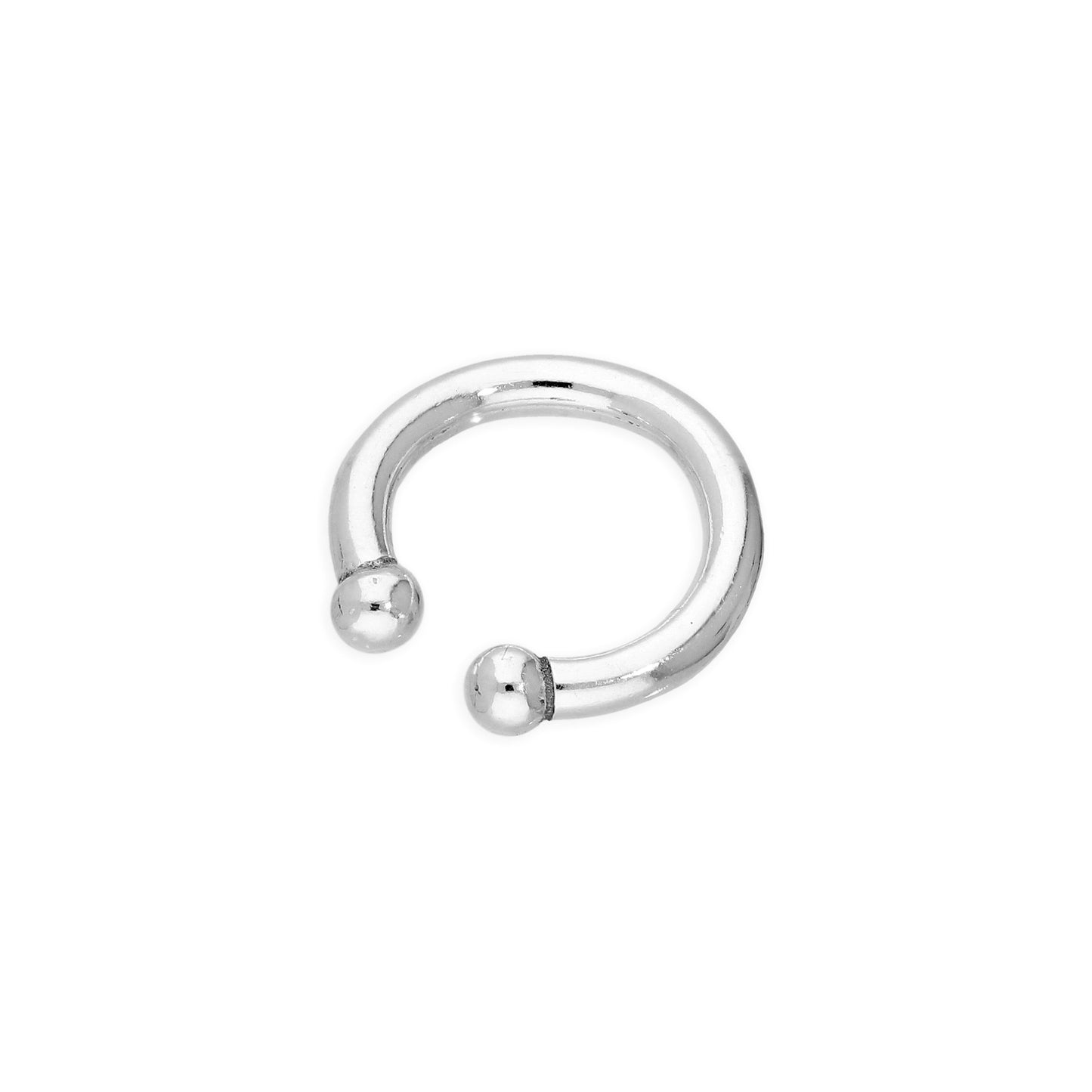 Sterling Silver 14Ga Septum Cheater Nose Ring