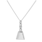 Sterling Silver Opening Perfume Bottle Pendant Necklace 16 - 24 Inches