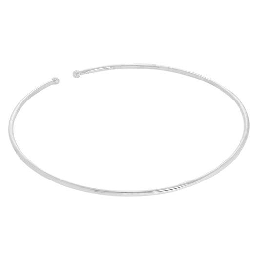 Sterling Silver 13cm Torque Choker