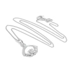 Sterling Silver Claddagh Pendant Necklace 14-32 Inches