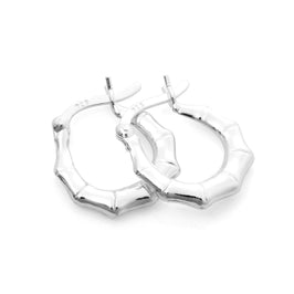 Sterling Silver 13mm Hoop Creole Earrings