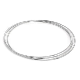 Sterling Silver Maidens Triple Russian Bangle