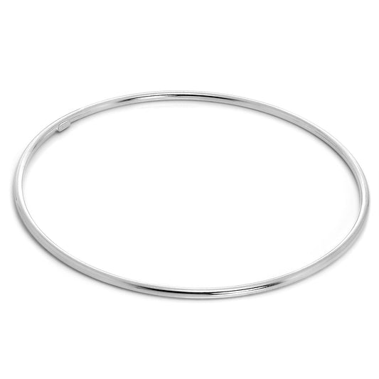 Light Sterling Silver 2mm Stacking Bangle