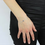 Fine Sterling Silver Star Belcher Chain Bracelet