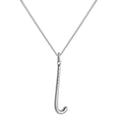 Sterling Silver Hockey Stick Pendant Necklace 14 - 32 Inches
