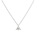 Sterling Silver Winged Heart Pendant Necklace 16 - 20 Inches