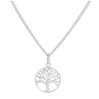Sterling Silver Tree of Life Necklace 16 - 24 Inches