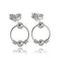 Sterling Silver Ball Stud & Hoop Earrings