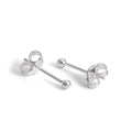 Sterling Silver Lightweight Ball Stud Earrings 1mm - 12mm
