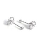 Sterling Silver Lightweight Ball Stud Earrings 1mm - 12mm