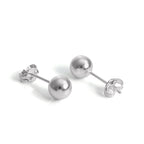 Sterling Silver Lightweight Ball Stud Earrings 1mm - 12mm