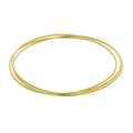 Gold Plated Sterling Silver Triple Stacking Bangle