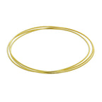 Gold Plated Sterling Silver Triple Stacking Bangle