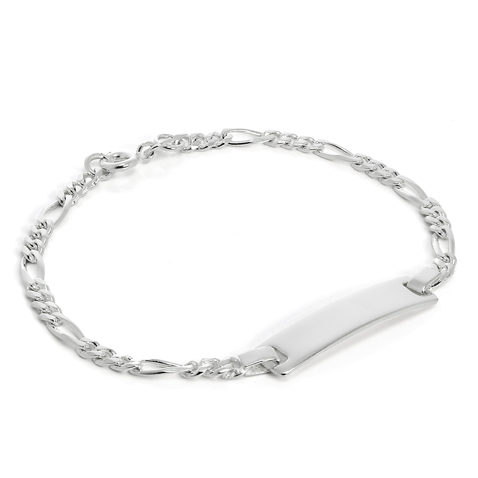Sterling Silver 6 Inch ID Plate Bracelet