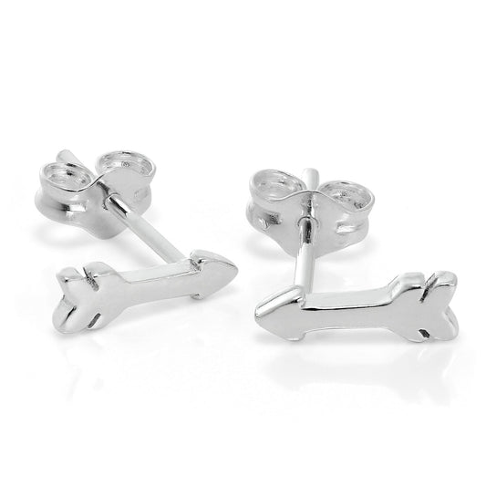 Small Sterling Silver Arrow Stud Earrings