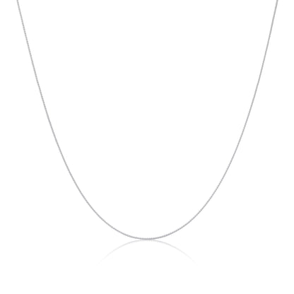 Fein Sterlingsilber Fuchsschwanz Kette Halskette 14 - 71cm