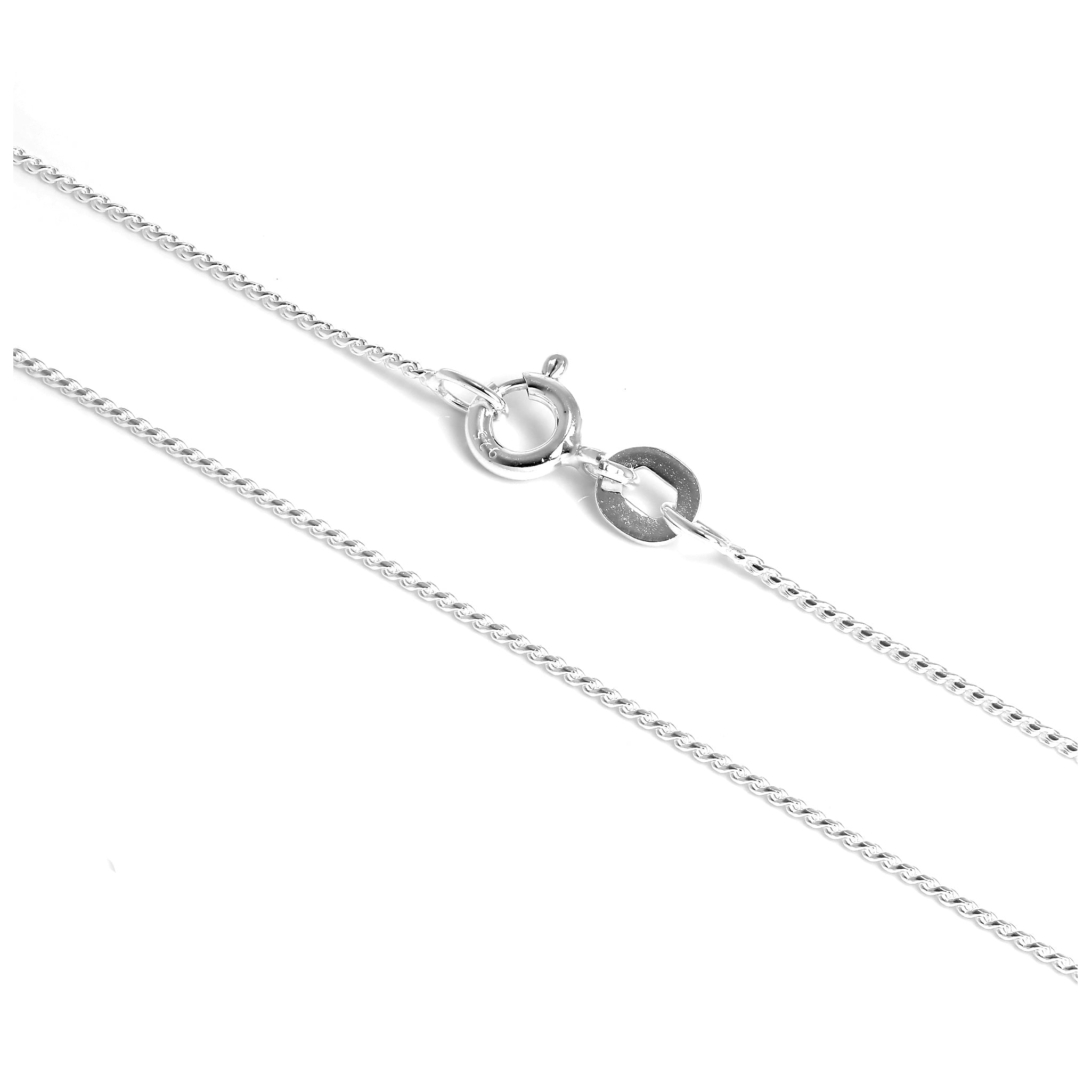 Fine Sterling Silver Foxtail Chain Necklace 14 - 28 Inches