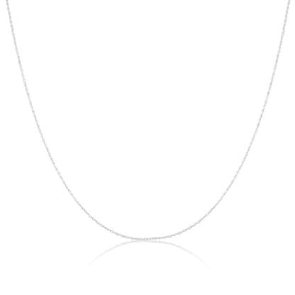 Fine Sterling Silver Prince of Wales Chain Necklace 14 - 28 Inches