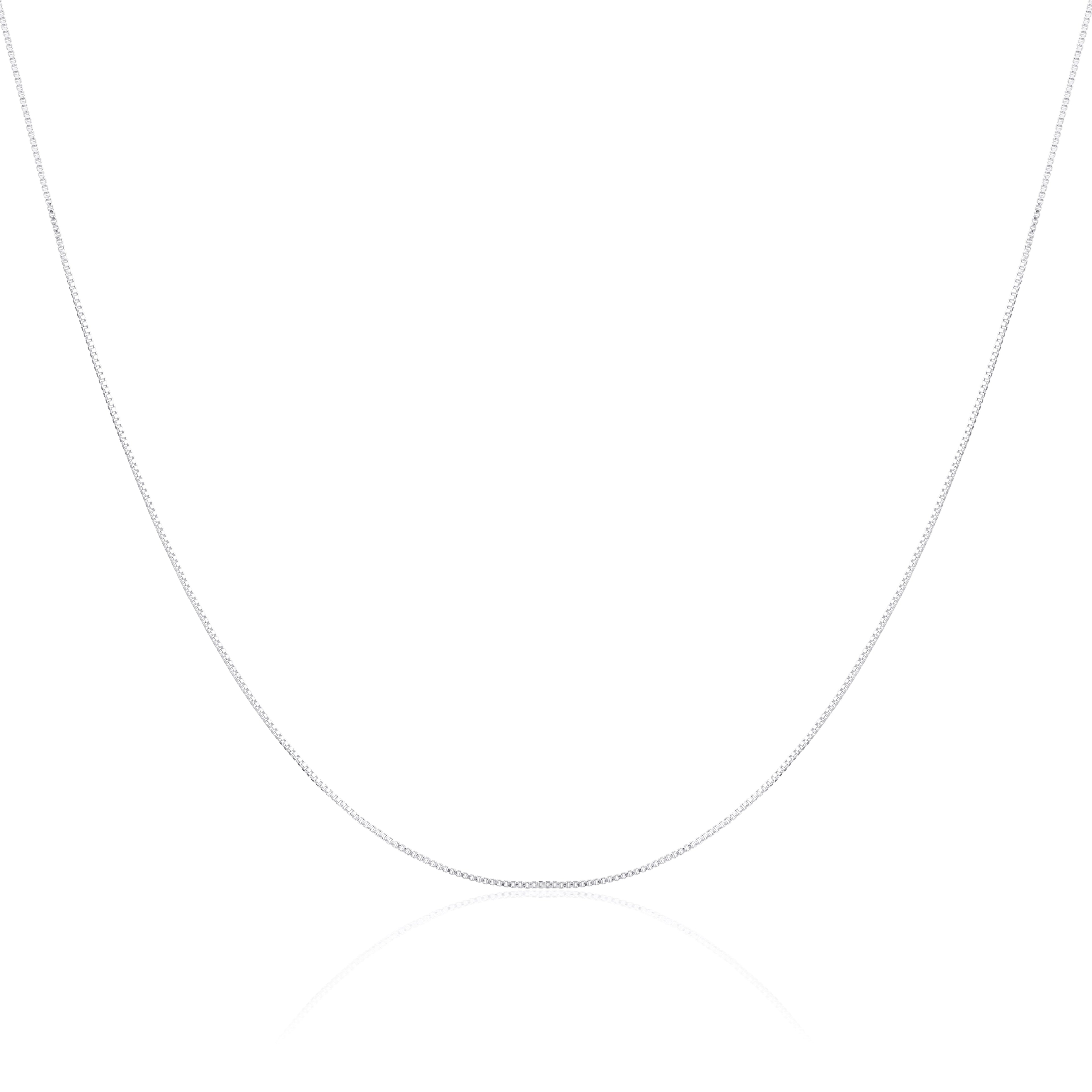Sterling Silver Box Chain 14 - 22 Inches