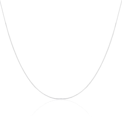 Sterling Silver Box Chain 14 - 22 Inches
