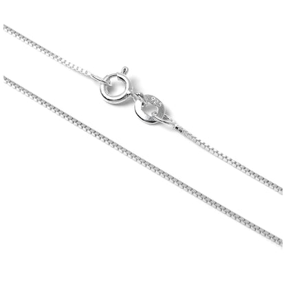 Sterling Silver Box Chain 14 - 22 Inches