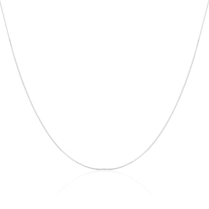 Sterling Silver Box Chain 14 - 22 Inches