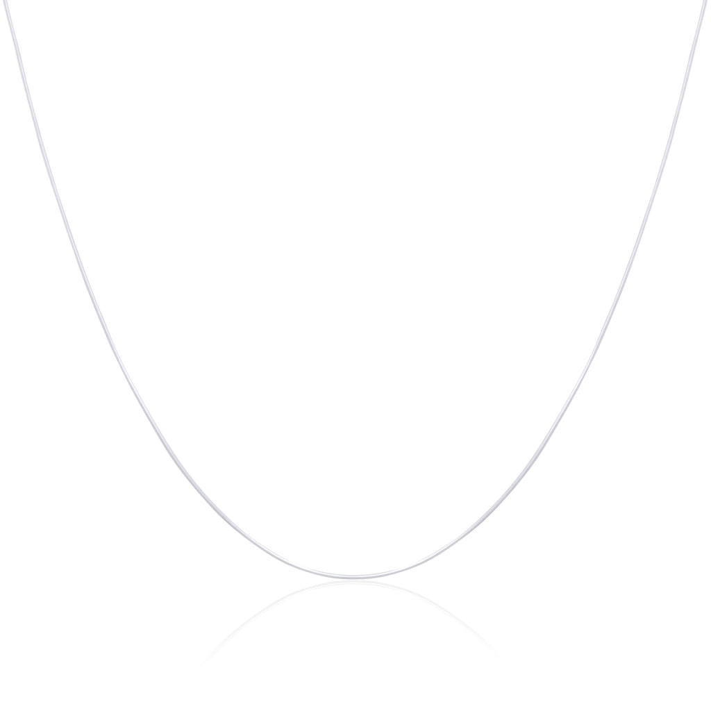 Sterling Silver 1mm Snake Chain 14 - 22 Inches