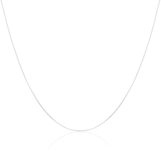 Sterling Silver 1mm Snake Chain 14 - 22 Inches