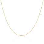 Gold Plated Sterling Silver Foxtail Chain 14 - 28 Inches