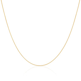Gold Plated Sterling Silver Foxtail Chain 14 - 28 Inches
